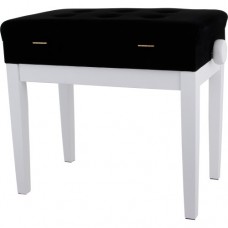 GEWA Piano bench Deluxe Compartment White matt Банкетка для фортепиано