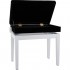 GEWA Piano bench Deluxe Compartment White matt Банкетка для фортепиано