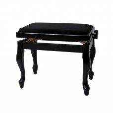 Gewa Piano bench Deluxe Classic Black matt Black cover Банкетка для фортепиано