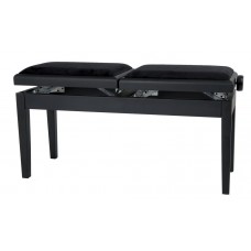 GEWA Piano bench Deluxe Double Black matt Банкетка для фортепиано двойная