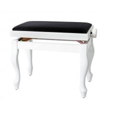 GEWA Piano bench Deluxe Classic White matt VE2 Банкетка для фортепиано