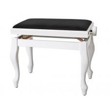GEWA Piano bench Deluxe Classic White highgloss VE2 Банкетка для фортепиано