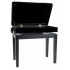 GEWA Piano bench Deluxe Compartment Black highgloss Банкетка для фортепиано