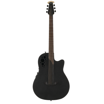 Ovation DS778TX-5 Elite TX Mid Depth D-Scale Black Гитара баритон электроакустическая